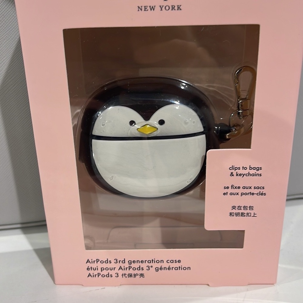 Kate Spade New York Penguin AirPods Silicon Tech Accessorie - Picture 14 of 16